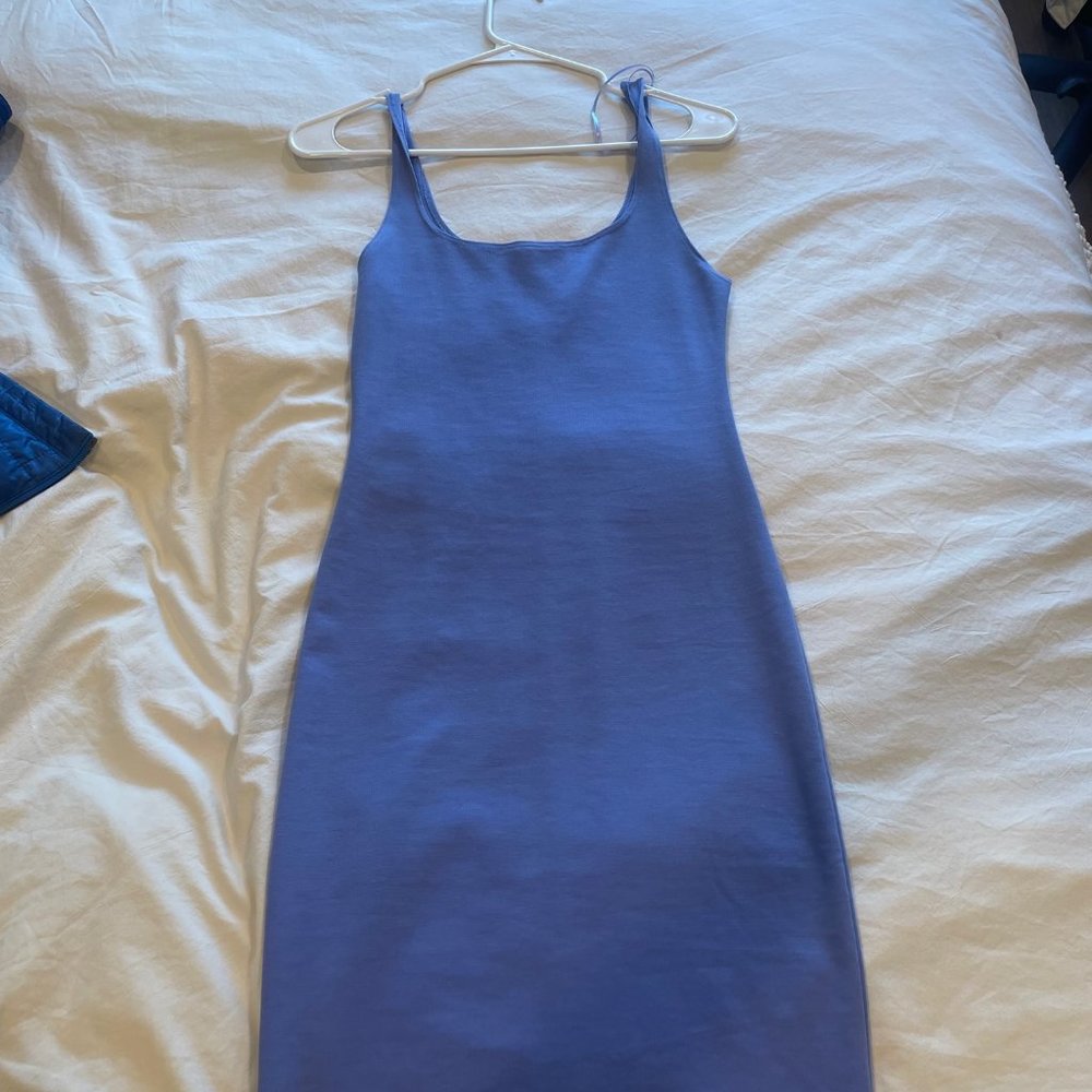 Zara Bodycon Midi Dress Periwinkle